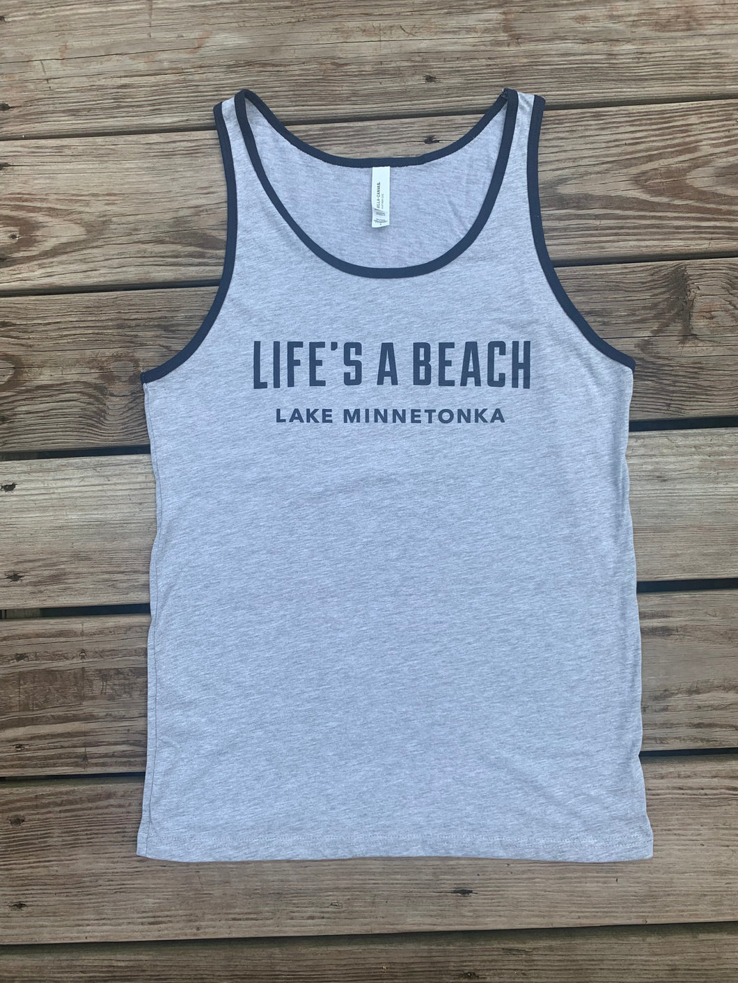 Navy Heather LAB Tank