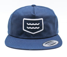 Load image into Gallery viewer, Life&#39;s a Beach Logo Hat - Navy (unstructured)
